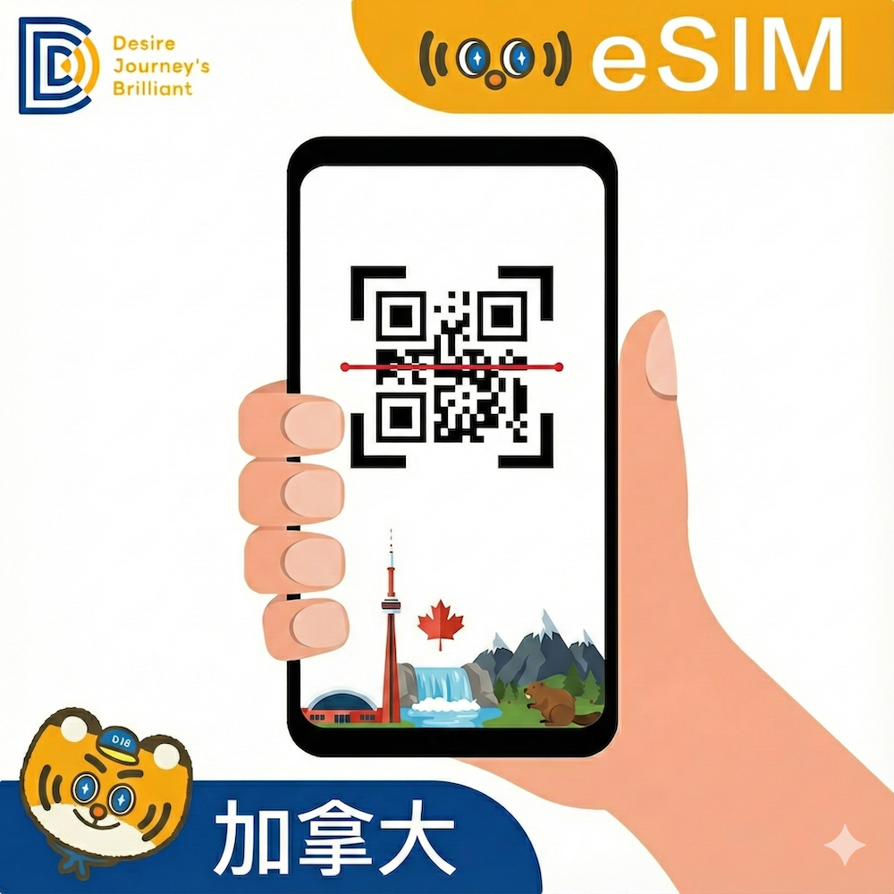 【加拿大eSIM】eSIM 加拿大（30天75GB原生資源CP值最高）